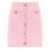 Self-Portrait 'Pink Jewel Button Knit Mini' skirt Pink