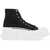 Alexander McQueen Tread Slick Boots BLACK/WHITE