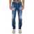 DSQUARED2 Patent Leather Effect Jeans* BLUE