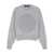 Versace Versace Virgin Wool And Cashmere Sweater With Front Medusa Embroidery GREY