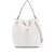 Valentino Garavani Valentino Garavani Rockstud Leather Bucket Bag WHITE