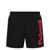 Alexander McQueen Alexander McQueen Swimsuit With Contrast Side Printed Logo NERO E ROSSO