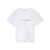 Stella McCartney Stella McCartney Cotton T-Shirt With Front Printed Logo WHITE