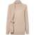 Stella McCartney Stella Mccartney Sweater In Recycled Wool And Cashmere Blend With Scarf And Knot Beige