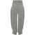 Stella McCartney Stella McCartney Midi Skirt In Cashmere And Wool With Ribbed Design And Slits GREY