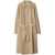 Burberry Burberry Ekd Logo Cotton Blend Trench Coat Beige