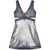 Diesel Diesel Short Dress In Metallic Jersey With Cut-Out GREY