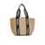 Chloe Chloé Woody Large Straw Basket Bag Black