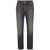 Dolce & Gabbana Dolce & Gabbana Straight Cut Stretch Cotton Jeans With Distressed Effect Black