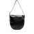 Jil Sander Jil Sander Medium Moon Bag In Calf Leather With Front Logo Black