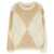 Ganni Ganni Mohair Sweater With Diamond Pattern MULTICOLOUR