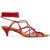 Khaite "Arden Low Heel Sand RED