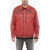 DSQUARED2 Semi-Sheer Windbreaker Jacket With Pointed Collar Red