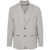 Emporio Armani Emporio Armani Wool Blend Single-Breasted Blazer Jacket GREY