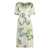 Prada Prada Printed Silk Dress Beige