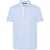 Versace Versace Polo Piquet Fabric With Printed Silk Inserts And Embroidery Clothing BLUE