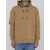 Burberry Check Cotton Blend Hoodie Beige