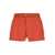 Versace Orange Swimsuit Shorts With Greca Detail In Tech Fabric Man RED