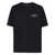 Balmain Balmain Cotton T-Shirt With Front Logo Label Black