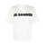 Jil Sander Jil Sander Crew Neck Short Sleeve Boxy T-Shirt With Printed Logo Clothing WHITE