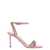 MACH & MACH Mach & Mach 'Audrey Crystal Round Toe Satin' Sandals PINK