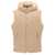 Brunello Cucinelli Ribbed velvet vest Beige