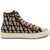 Valentino Garavani Totaloop Toile Iconographe High-Top Sneakers NATURALE-NERO/FONDANT/IVORY-FOND-NERO