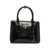 Prada Prada Mini Gallery  In Patent Leather Bags Black