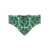 Dolce & Gabbana Green And White Swim Briefs With Majolica Print In Tech Spandex Fabric Man GREEN