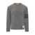 Thom Browne Thom Browne 4-Bar Wool T-Shirt GREY