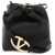 Valentino Garavani Mini Vlogo Bucket Bag With Pouf NERO