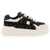 Valentino Garavani One Stud Xl Low-Top Sneakers FONDANT-NERO/NERO-IVORY/IVO/IVO/IVO