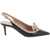 Valentino Garavani Rockstud Slingback Pumps NERO/ROSE CANNELLE