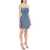 ROTATE Birger Christensen Denim Mini Dress With Rhin LIGHT BLUE DENIM