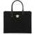 Versace La Medusa Tote Bag BLACK-VERSACE GOLD