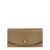 Balmain Balmain 'Emblem' Clutch Beige