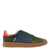 DSQUARED2 Green Low Top Sneakers With Logo Lettering On The Tongue And Striped Detail On The Side In Leather And Suede Man GREEN