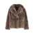 BLANCHA 'Toscana' fur coat Gray