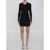 Alexander Wang Twin-Set Dress With Cropped Cardigan BLACK