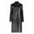 Calvin Klein Calvin Klein Leather Coat Black