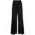 Lanvin Lanvin Wide Leg Wool Trousers Black