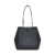 Tory Burch 'Mccraw' Black Bucket Bag With Tonal Logo In Leather Woman Black