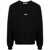 MSGM Msgm Cotton Crewneck Sweatshirt With Printed Logo Black