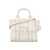 Marc Jacobs Marc Jacobs The Mini Tote Leather Bag COTTON SILVER