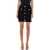 Self-Portrait Self-Portrait Jewel Button Knit Mini Skirt Black