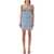 Self-Portrait Self-Portrait Tank Denim Mini Dress Embellished BLUE