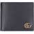 Gucci Gucci Leather Flap-Over Wallet Black