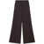 Stella McCartney Stella Mccartney Wool Trousers With Mid-Rise Waist And Flared Hem BROWN