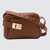 Salvatore Ferragamo Salvatore Ferragamo Brown Leather Camera Case S Crossbody Bag NEW COGNAC