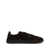 Balmain Balmain Swan Sneakers In Suede Calf Leather With Logo Black